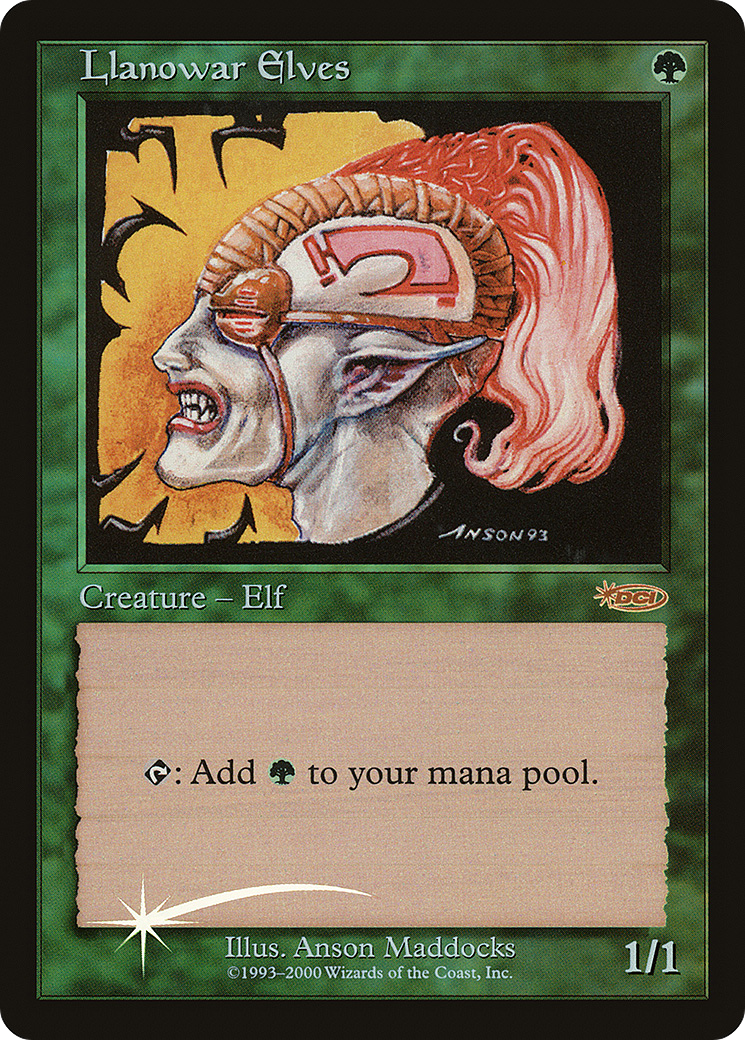 Llanowar Elves (FNM-011) - Friday Night Magic 2000 Foil - Premium MTG Single from Wizards of the Coast - Just $37.50! Shop now at Game Crave Tournament Store