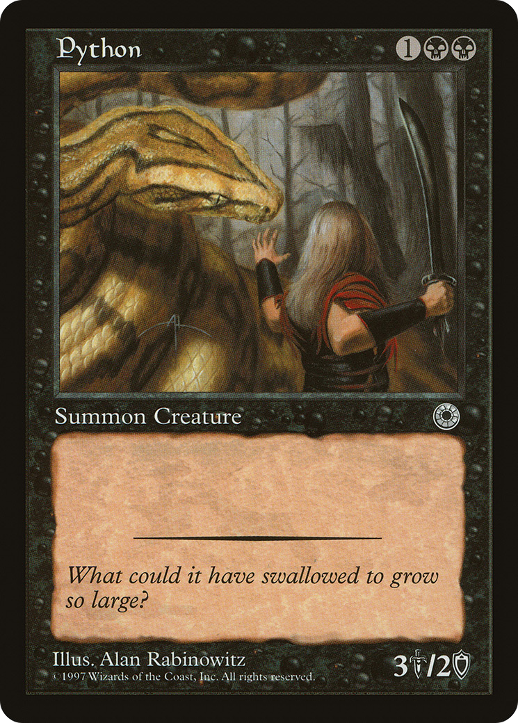 Python (POR-105) - Portal - Premium MTG Single from Wizards of the Coast - Just $0.25! Shop now at Game Crave Tournament Store