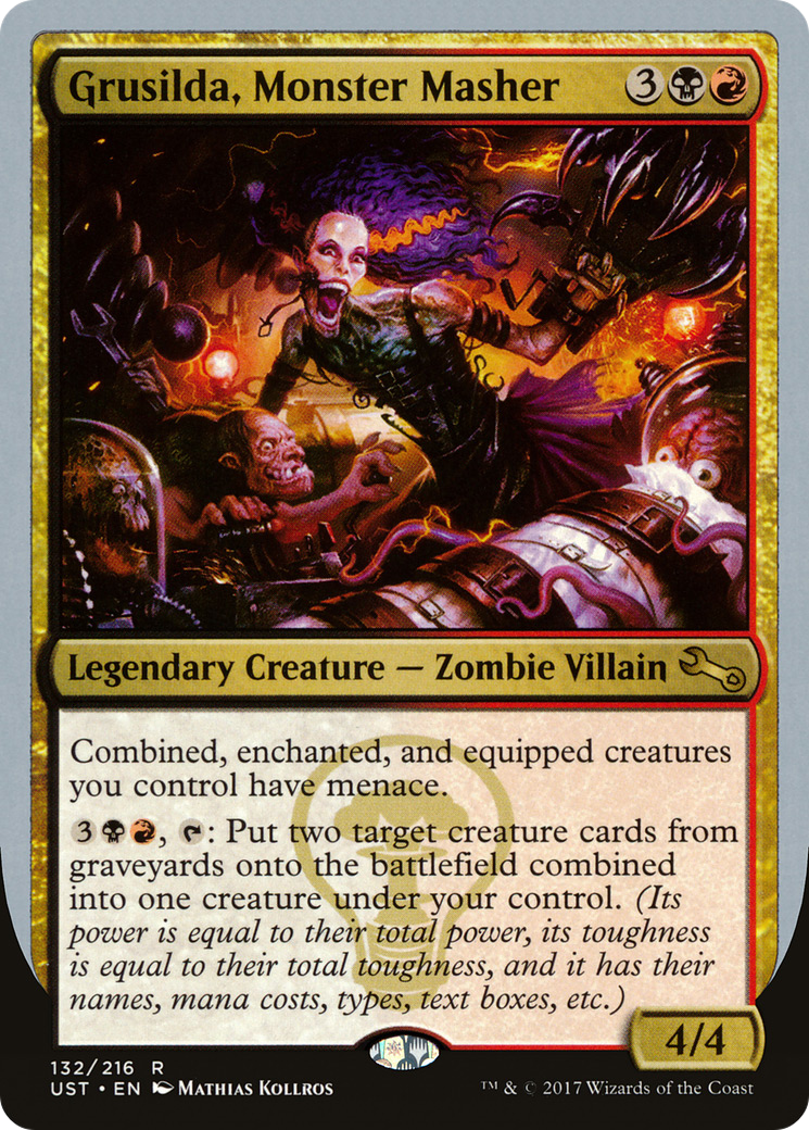 Grusilda, Monster Masher (UST-132) - Unstable Foil - Premium MTG Single from Wizards of the Coast - Just $0.25! Shop now at Game Crave Tournament Store