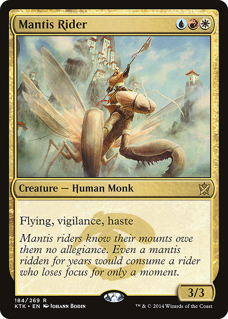 Mantis Rider (KTK-184) - Khans of Tarkir - Premium MTG Single from Wizards of the Coast - Just $0.08! Shop now at Game Crave Tournament Store
