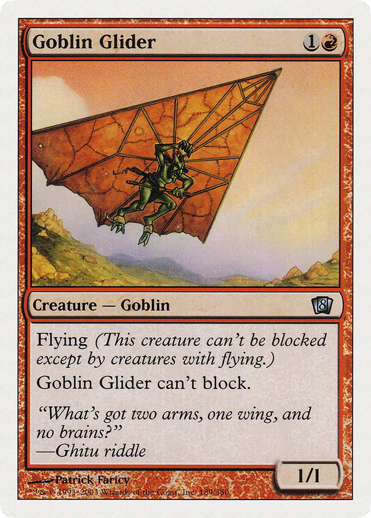 Goblin Glider (8ED-189) - Eighth Edition - Premium MTG Single from Wizards of the Coast - Just $0.08! Shop now at Game Crave Tournament Store