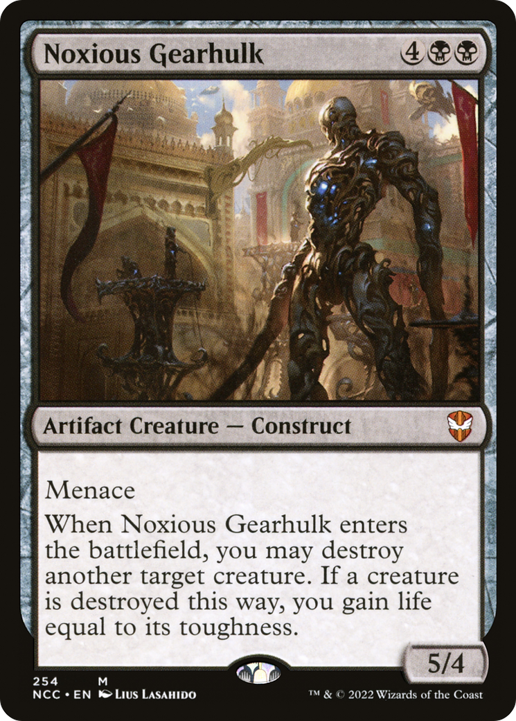 Noxious Gearhulk (NCC-254) - New Capenna Commander - Premium MTG Single from Wizards of the Coast - Just $0.17! Shop now at Game Crave Tournament Store