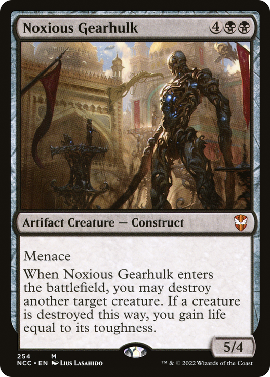 Noxious Gearhulk (NCC-254) - New Capenna Commander - Premium MTG Single from Wizards of the Coast - Just $0.17! Shop now at Game Crave Tournament Store