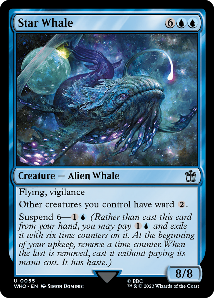 Star Whale (WHO-055) - Doctor Who - Premium MTG Single from Wizards of the Coast - Just $0.20! Shop now at Game Crave Tournament Store