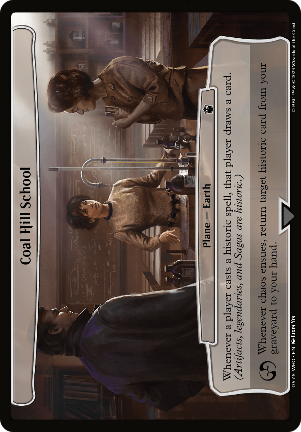 Coal Hill School (WHO-576) - Doctor Who - Premium MTG Single from Wizards of the Coast - Just $0.26! Shop now at Game Crave Tournament Store