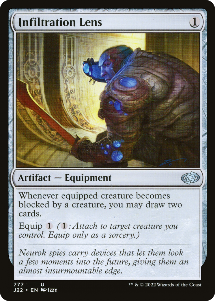 Infiltration Lens (J22-777) - Jumpstart 2022 - Premium MTG Single from Wizards of the Coast - Just $1.40! Shop now at Game Crave Tournament Store