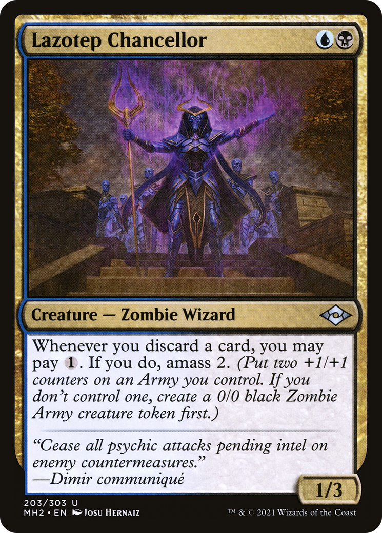 Lazotep Chancellor (MH2-203) - Modern Horizons 2 - Premium MTG Single from Wizards of the Coast - Just $0.08! Shop now at Game Crave Tournament Store