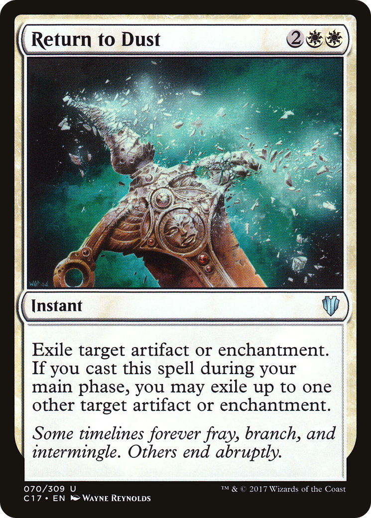 Return to Dust (C17-070) - Commander 2017 - Premium MTG Single from Wizards of the Coast - Just $0.08! Shop now at Game Crave Tournament Store