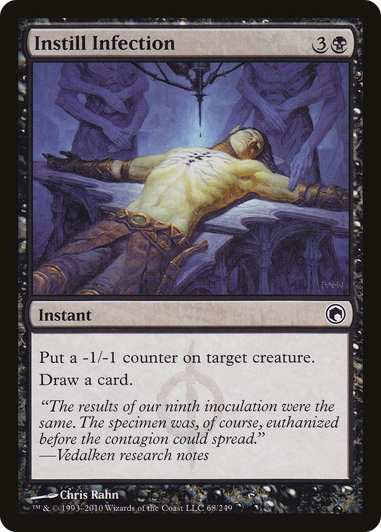 Instill Infection (SOM-068) - Scars of Mirrodin Foil - Premium MTG Single from Wizards of the Coast - Just $0.08! Shop now at Game Crave Tournament Store