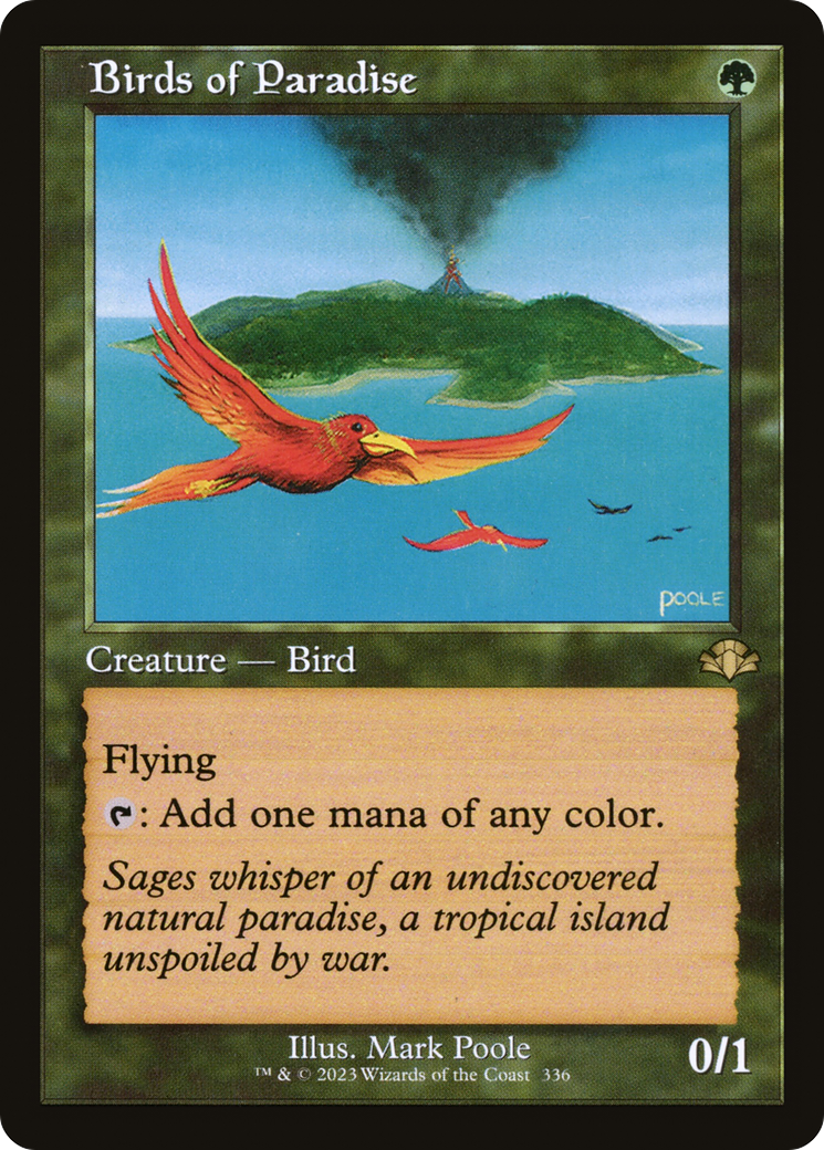 Birds of Paradise (DMR-336) - Dominaria Remastered - Premium MTG Single from Wizards of the Coast - Just $6.46! Shop now at Game Crave Tournament Store