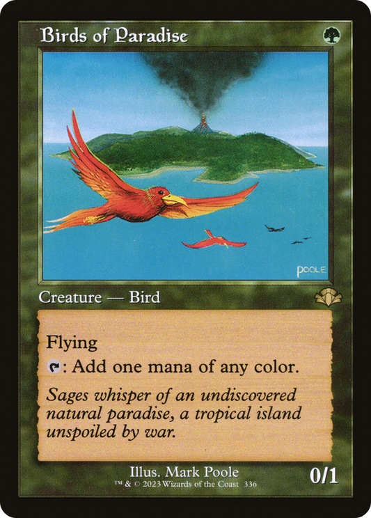 Birds of Paradise (DMR-336) - Dominaria Remastered - Premium MTG Single from Wizards of the Coast - Just $6.46! Shop now at Game Crave Tournament Store