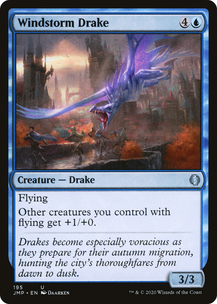 Windstorm Drake (JMP-195) - Jumpstart - Premium MTG Single from Wizards of the Coast - Just $0.08! Shop now at Game Crave Tournament Store