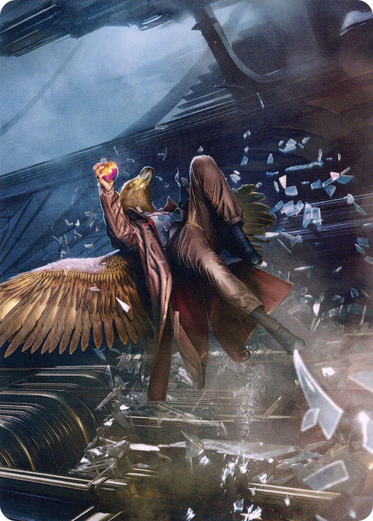 Skyway Robber // Skyway Robber (ASNC-055) - New Capenna Art Series (Borderless) - Premium MTG Single from Wizards of the Coast - Just $0! Shop now at Game Crave Tournament Store