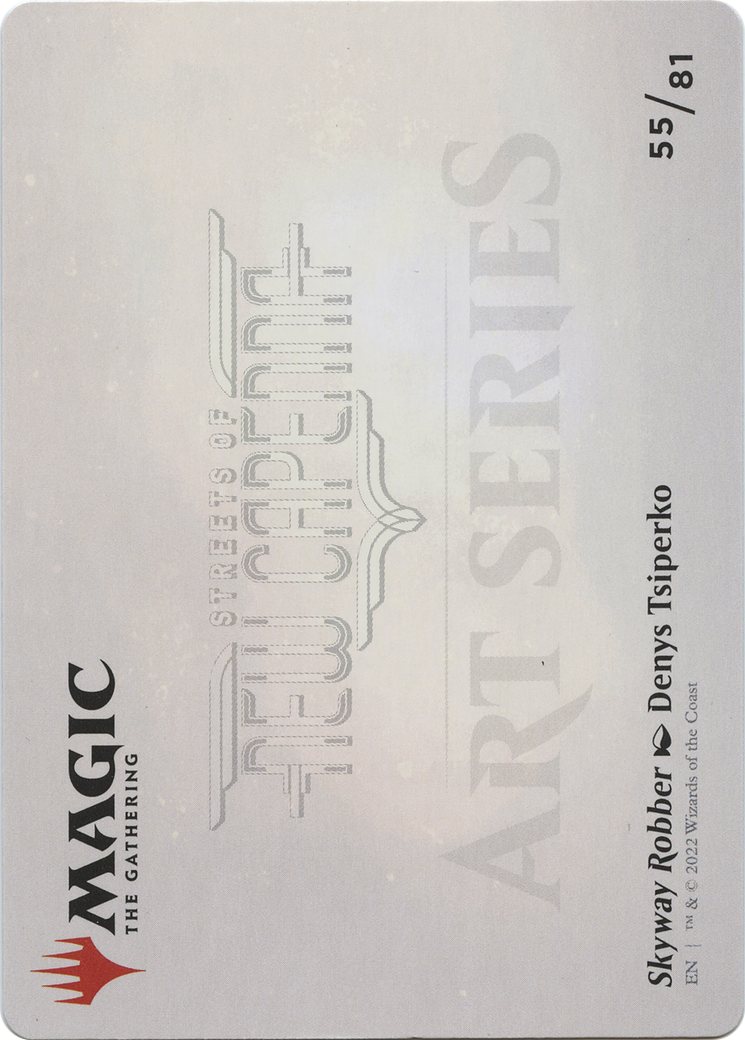 Skyway Robber // Skyway Robber (ASNC-055) - New Capenna Art Series (Borderless) - Premium MTG Single from Wizards of the Coast - Just $0! Shop now at Game Crave Tournament Store