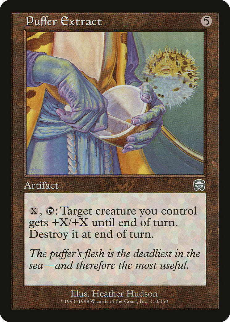 Puffer Extract (MMQ-310) - Mercadian Masques Foil - Premium MTG Single from Wizards of the Coast - Just $0.80! Shop now at Game Crave Tournament Store