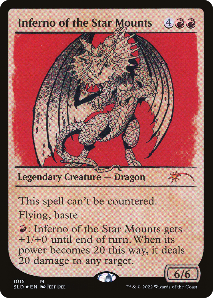 Inferno of the Star Mounts (SLD-1015) - Secret Lair Drop Foil - Premium MTG Single from Wizards of the Coast - Just $5.95! Shop now at Game Crave Tournament Store