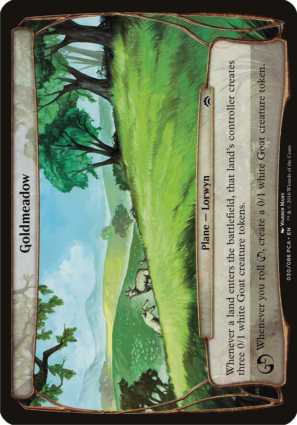 Goldmeadow (OPCA-030) - Planechase Anthology Planes - Premium MTG Single from Wizards of the Coast - Just $4.77! Shop now at Game Crave Tournament Store
