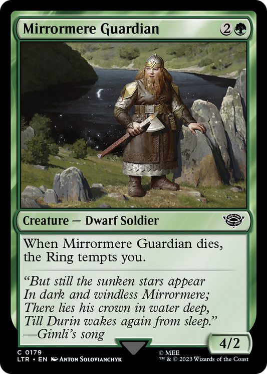 Mirrormere Guardian (LTR-179) - The Lord of the Rings: Tales of Middle-earth - Premium MTG Single from Wizards of the Coast - Just $0.08! Shop now at Game Crave Tournament Store