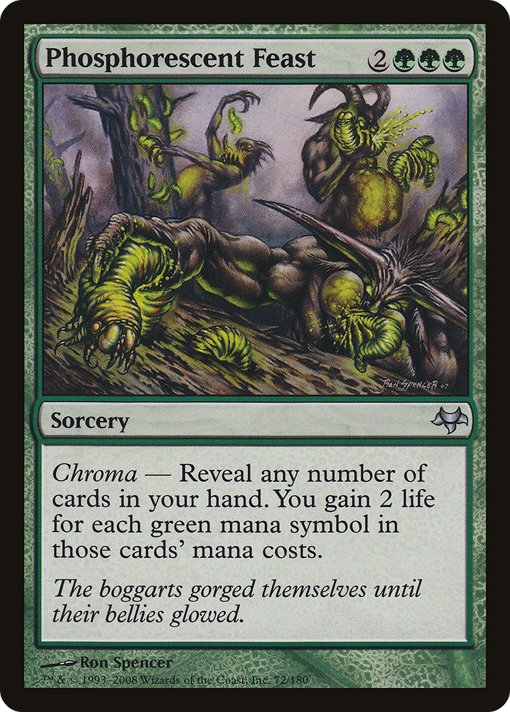 Phosphorescent Feast (EVE-072) - Eventide Foil - Premium MTG Single from Wizards of the Coast - Just $0.30! Shop now at Game Crave Tournament Store