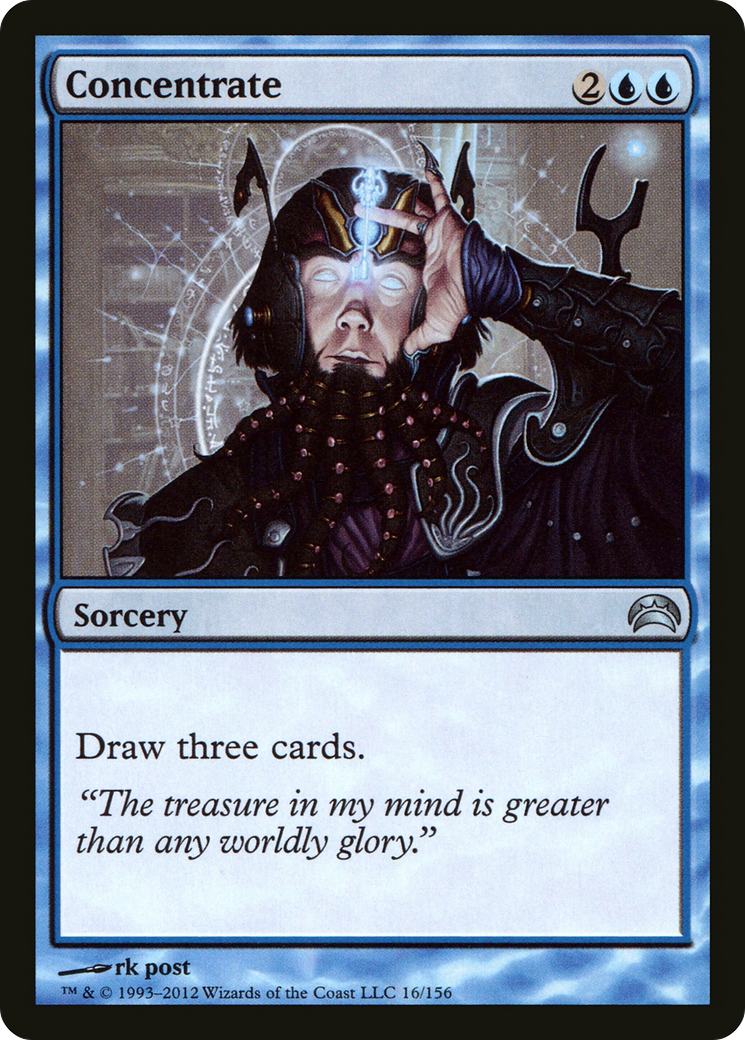 Concentrate (PC2-016) - Planechase 2012 - Premium MTG Single from Wizards of the Coast - Just $0.23! Shop now at Game Crave Tournament Store