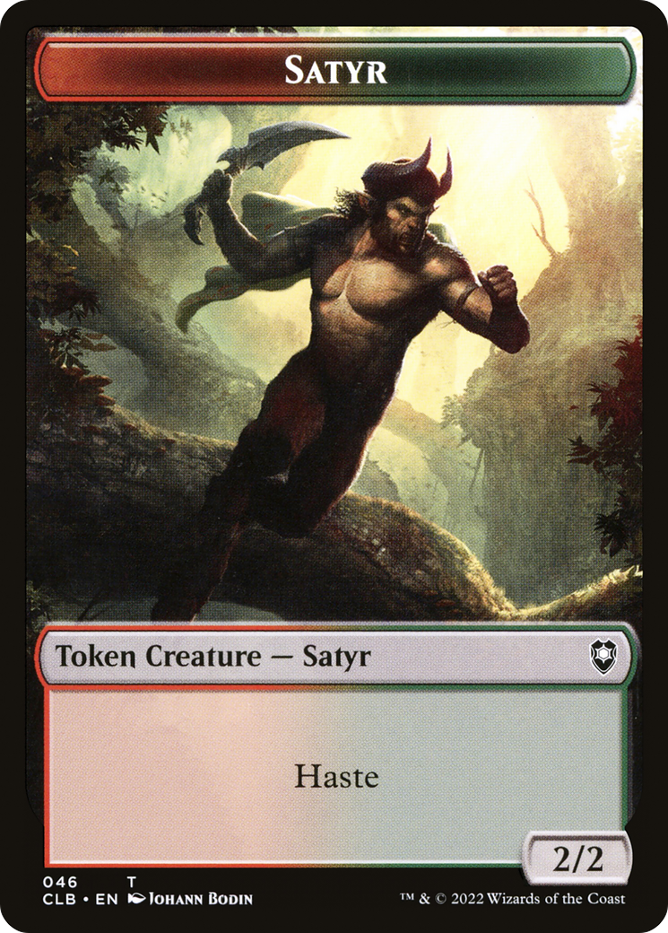 Satyr (TCLB-046) - Battle for Baldur's Gate Tokens - Premium MTG Single from Wizards of the Coast - Just $0! Shop now at Game Crave Tournament Store