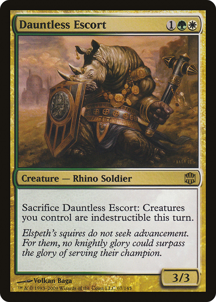 Dauntless Escort (ARB-067) - Alara Reborn - Premium MTG Single from Wizards of the Coast - Just $0.10! Shop now at Game Crave Tournament Store