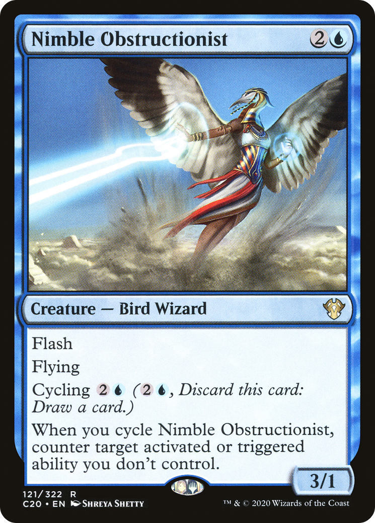 Nimble Obstructionist (C20-121) - Commander 2020 - Premium MTG Single from Wizards of the Coast - Just $0.45! Shop now at Game Crave Tournament Store
