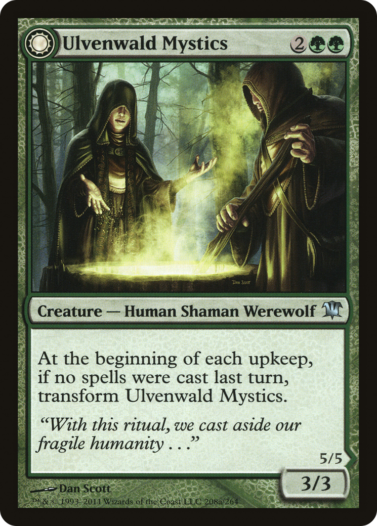 Ulvenwald Mystics // Ulvenwald Primordials (ISD-208) - Innistrad: (Double Faced Transform) Foil - Premium MTG Single from Wizards of the Coast - Just $0.25! Shop now at Game Crave Tournament Store
