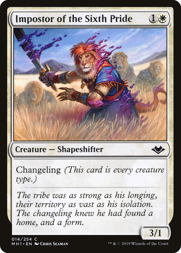 Impostor of the Sixth Pride (MH1-014) - Modern Horizons - Premium MTG Single from Wizards of the Coast - Just $0.25! Shop now at Game Crave Tournament Store