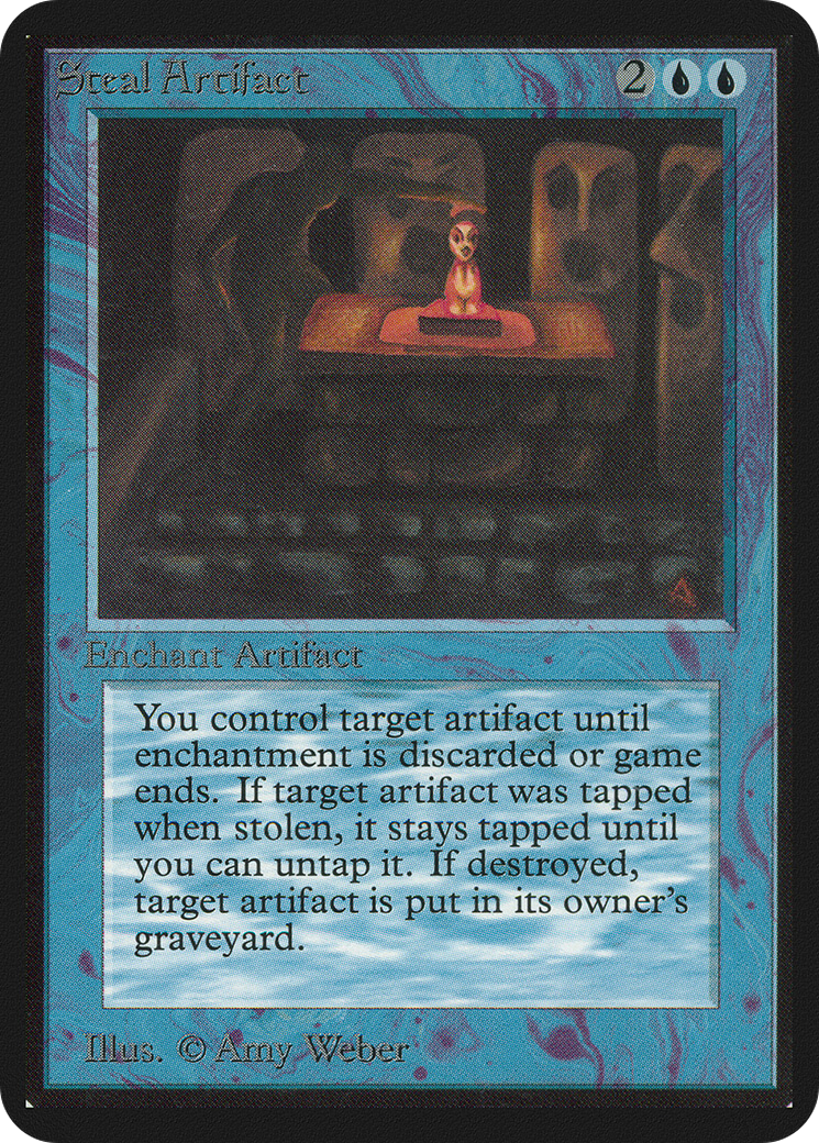 Steal Artifact (LEA-081) - Limited Edition Alpha - Premium MTG Single from Wizards of the Coast - Just $40.64! Shop now at Game Crave Tournament Store