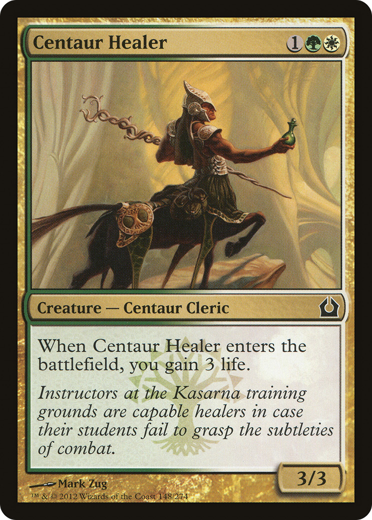 Centaur Healer (RTR-148) - Return to Ravnica - Premium MTG Single from Wizards of the Coast - Just $0.25! Shop now at Game Crave Tournament Store