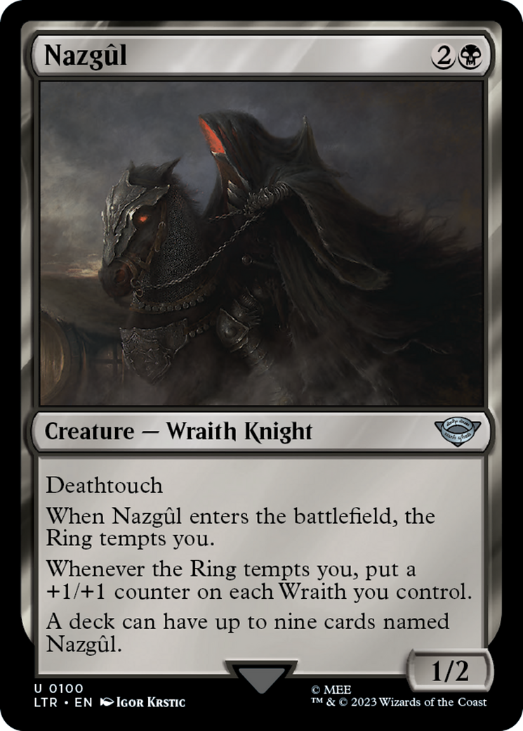 Nazgûl (LTR-100) - The Lord of the Rings: Tales of Middle-earth - Premium MTG Single from Wizards of the Coast - Just $2.07! Shop now at Game Crave Tournament Store