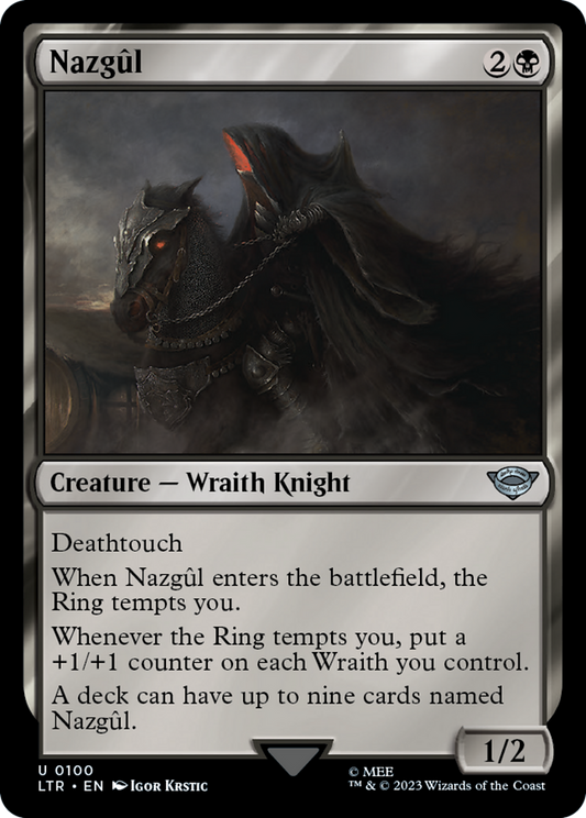 Nazgûl (LTR-100) - The Lord of the Rings: Tales of Middle-earth - Premium MTG Single from Wizards of the Coast - Just $2.07! Shop now at Game Crave Tournament Store