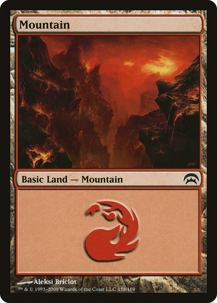 Mountain (HOP-158) - Planechase - Premium MTG Single from Wizards of the Coast - Just $0.11! Shop now at Game Crave Tournament Store