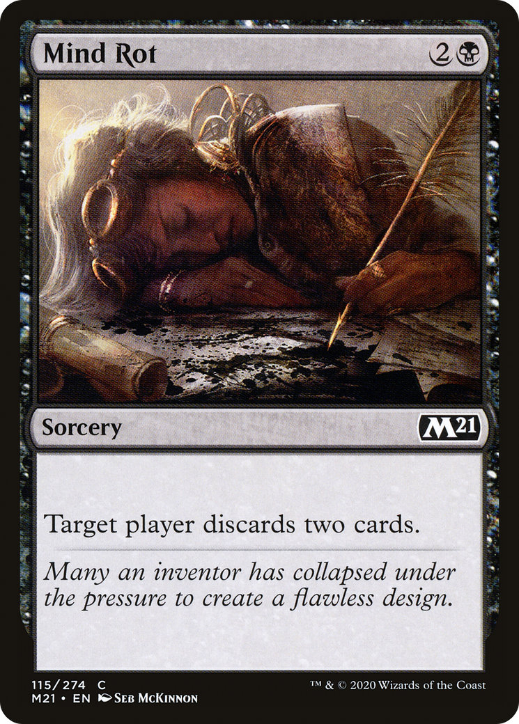 Mind Rot (M21-115) - Core Set 2021 - Premium MTG Single from Wizards of the Coast - Just $0.08! Shop now at Game Crave Tournament Store
