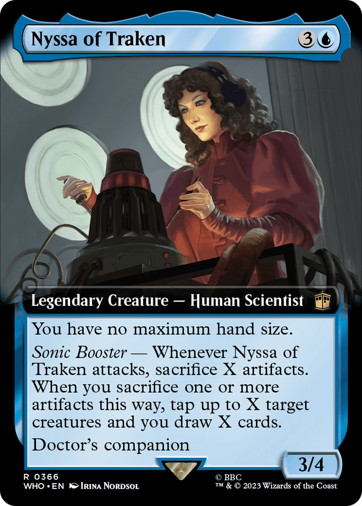 Nyssa of Traken (WHO-366) - Doctor Who: (Extended Art) Foil - Premium MTG Single from Wizards of the Coast - Just $0.09! Shop now at Game Crave Tournament Store