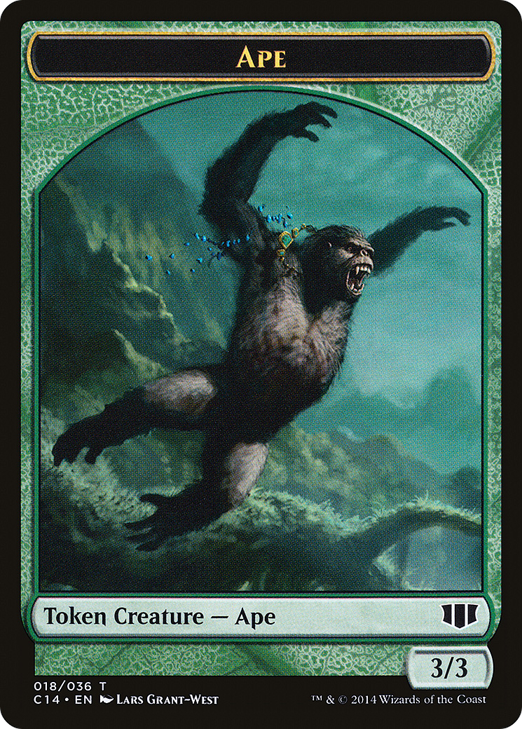 Ape (TC14-018) - Commander 2014 Tokens - Premium MTG Single from Wizards of the Coast - Just $0.08! Shop now at Game Crave Tournament Store
