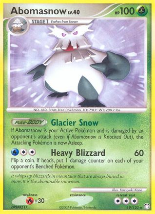 Abomasnow 19/123 - Mysterious Treasures - Premium Pokemon Single from Nintendo - Just $0.72! Shop now at Game Crave Tournament Store