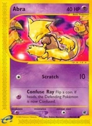 Abra 93/165 - Expedition Base Set - Premium Pokemon Single from Nintendo - Just $0.71! Shop now at Game Crave Tournament Store