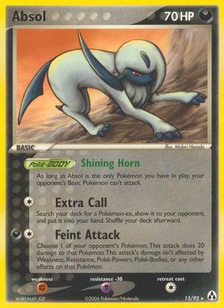 Absol 15/92 - Legend Maker - Premium Pokemon Single from Nintendo - Just $1.82! Shop now at Game Crave Tournament Store