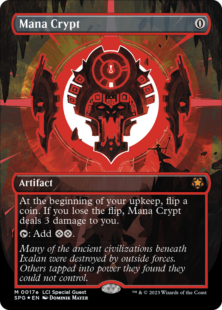 Mana Crypt (SPG-17E) - Special Guests (Borderless) Foil - Premium MTG Single from Wizards of the Coast - Just $991.99! Shop now at Game Crave Tournament Store