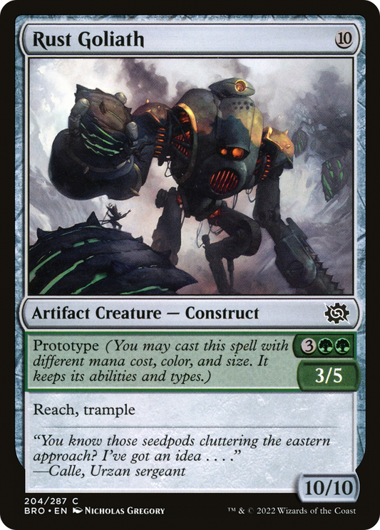 Rust Goliath (BRO-204) - The Brothers' War - Premium MTG Single from Wizards of the Coast - Just $0.25! Shop now at Game Crave Tournament Store