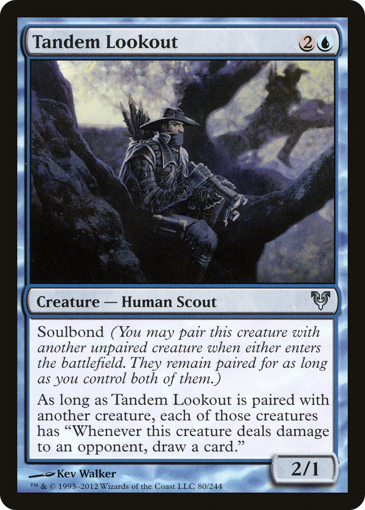 Tandem Lookout (AVR-080) - Avacyn Restored - Premium MTG Single from Wizards of the Coast - Just $0.33! Shop now at Game Crave Tournament Store