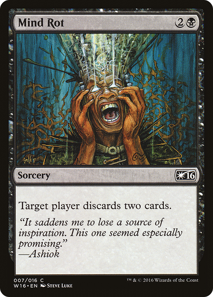 Mind Rot (W16-007) - Welcome Deck 2016 - Premium MTG Single from Wizards of the Coast - Just $0.25! Shop now at Game Crave Tournament Store