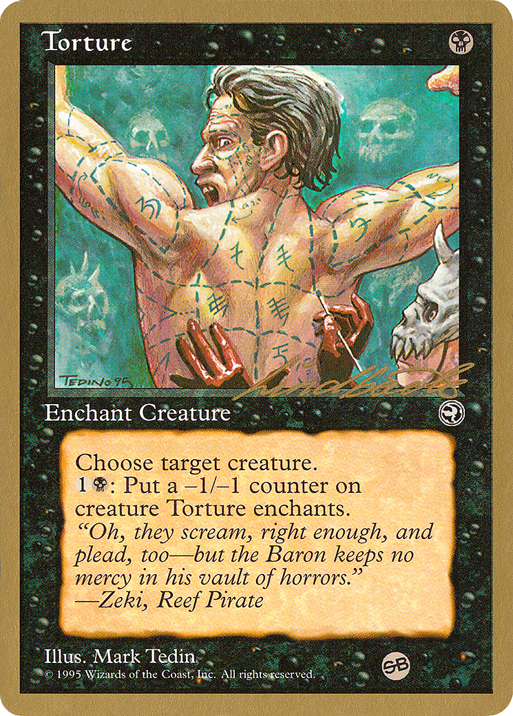 Torture (PTC-LL59SB) - Pro Tour Collector Set - Premium MTG Single from Wizards of the Coast - Just $0.55! Shop now at Game Crave Tournament Store