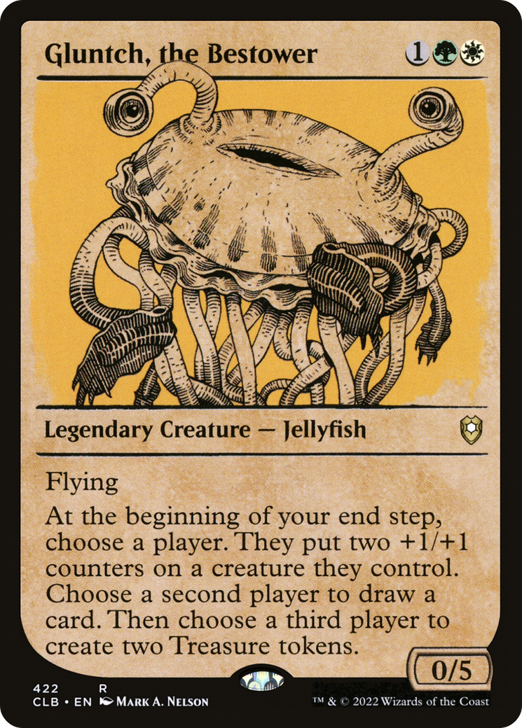 Gluntch, the Bestower (CLB-422) - Commander Legends: Battle for Baldur's Gate: (Showcase) - Premium MTG Single from Wizards of the Coast - Just $0.08! Shop now at Game Crave Tournament Store