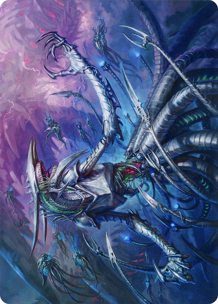 Jin-Gitaxias // Jin-Gitaxias (AMOM-013) - March of the Machine Art Series (Borderless) - Premium MTG Single from Wizards of the Coast - Just $0! Shop now at Game Crave Tournament Store