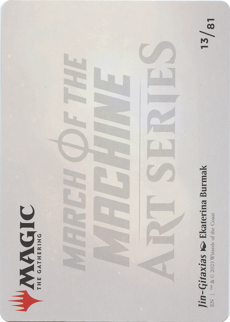 Jin-Gitaxias // Jin-Gitaxias (AMOM-013) - March of the Machine Art Series (Borderless) Foil - Premium MTG Single from Wizards of the Coast - Just $0! Shop now at Game Crave Tournament Store