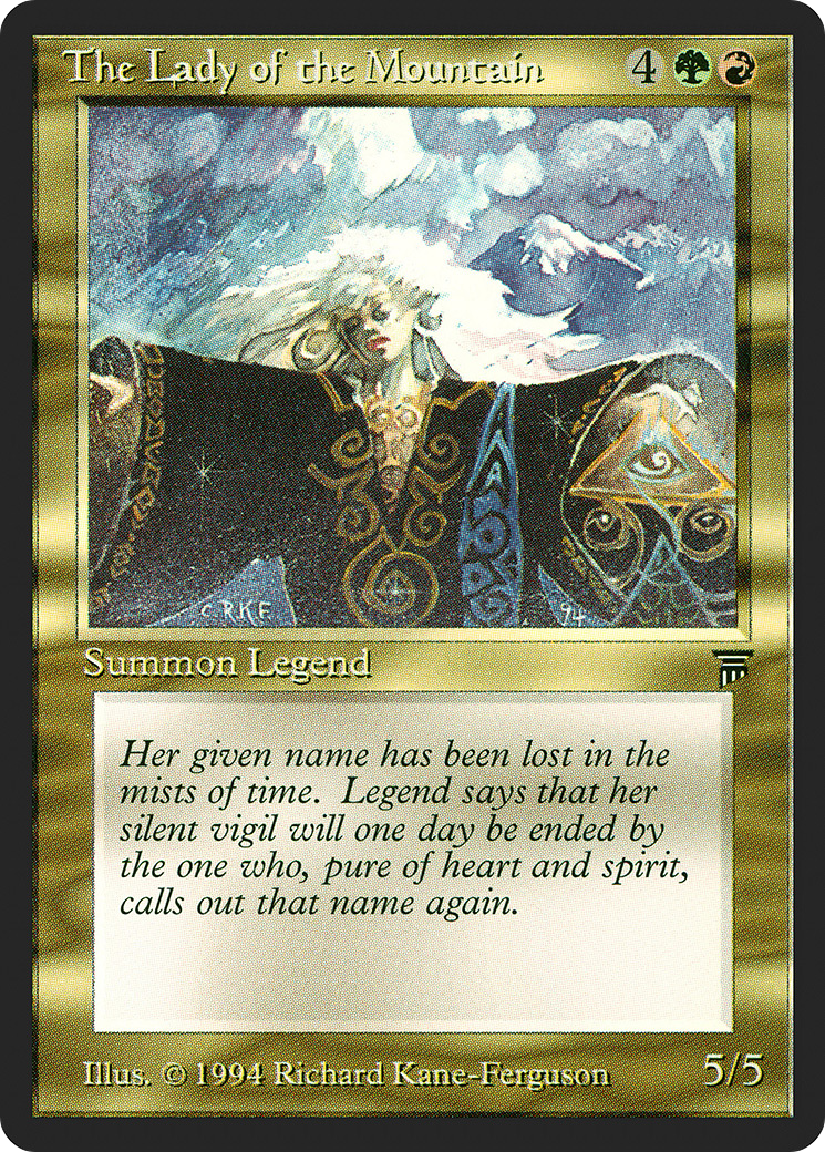 The Lady of the Mountain (LEG-263) - Legends - Premium MTG Single from Wizards of the Coast - Just $3.61! Shop now at Game Crave Tournament Store