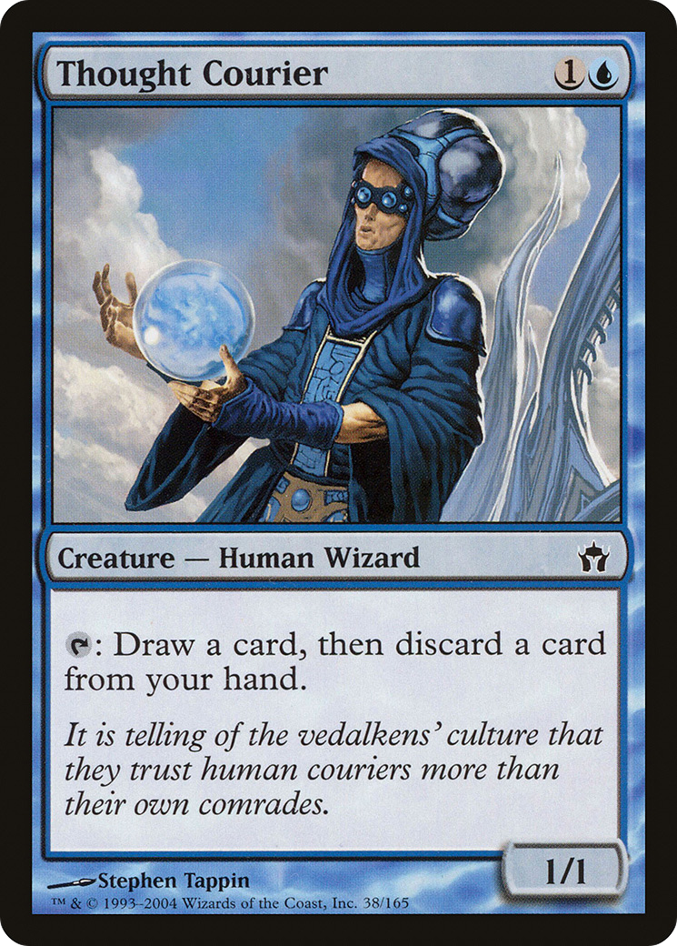 Thought Courier (5DN-038) - Fifth Dawn Foil - Premium MTG Single from Wizards of the Coast - Just $0.74! Shop now at Game Crave Tournament Store